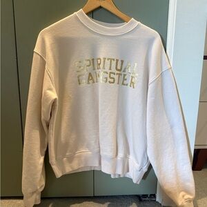 Spiritual Gangster Black Label Sweatshirt Tag